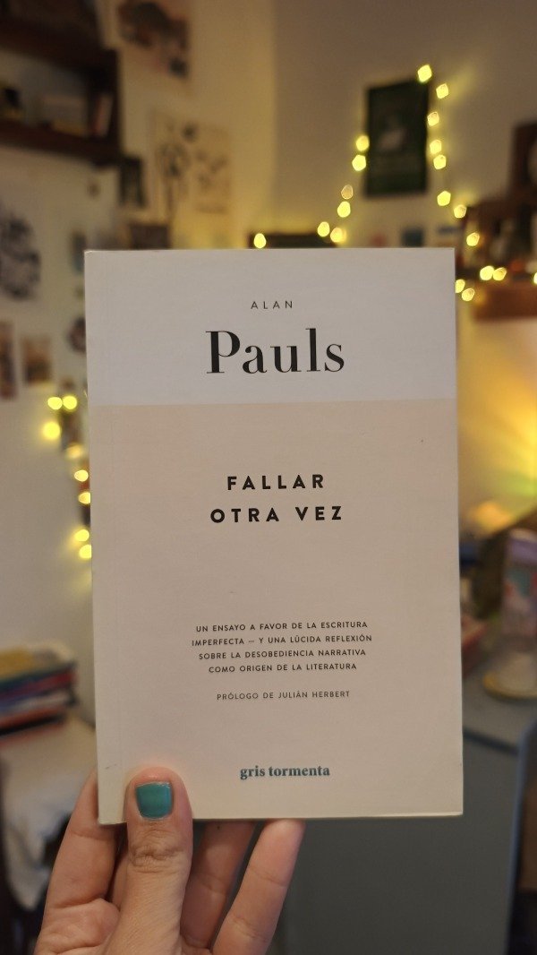 Producto - Fallar otra vez - Alan Pauls