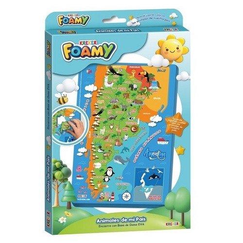 Producto - ENCASTRE KREKER MAPA ANIMALES ARGENTINA