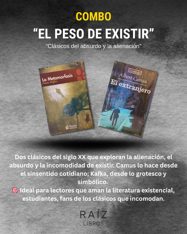 Producto - COMBO "El peso de existir"