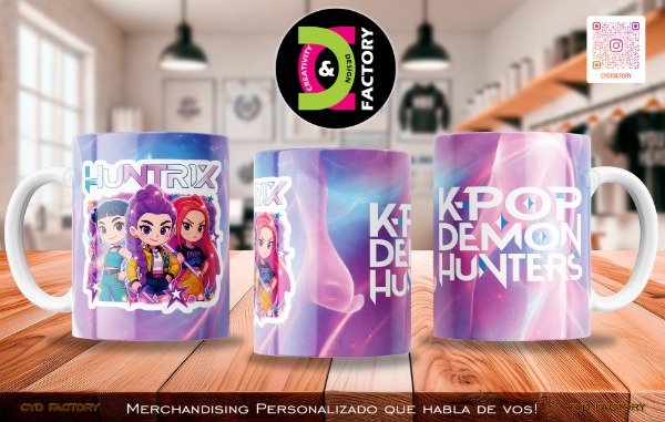 Producto - Taza Guerreras del K-POP - TZ-RT-BL-11OZ-523-ANM-LGK