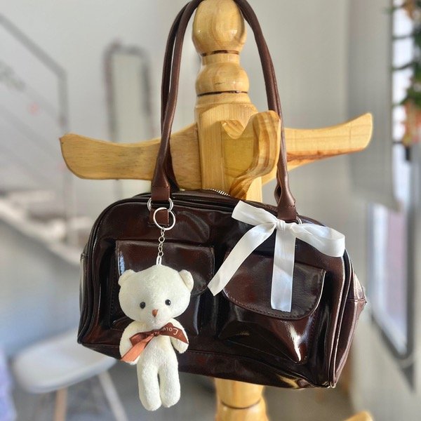 Producto - Cartera Belle chocolate c/accesorios