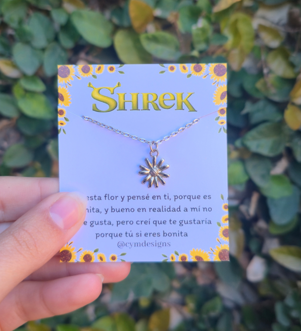 Producto - Collar flor margarita de shrek promo