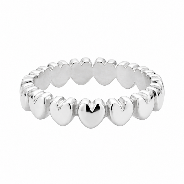 Producto - Anillo Sin Fin Corazón Fino - 0