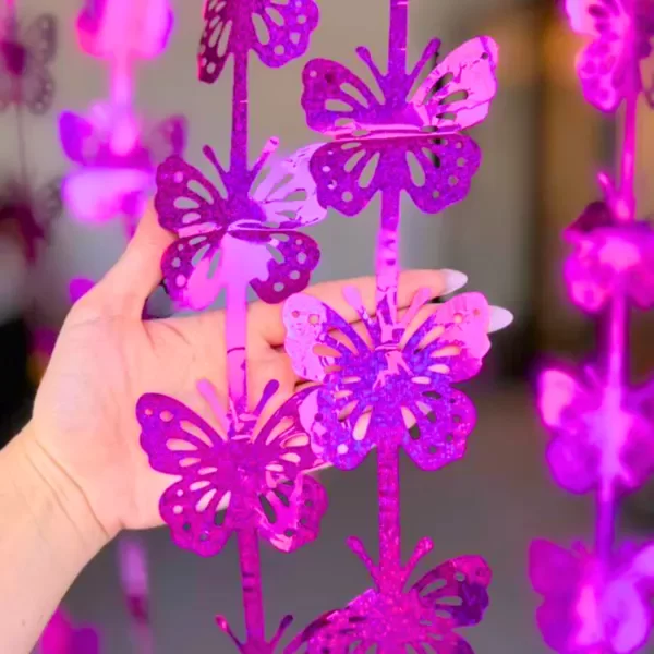 Producto - CORTINA DE MARIPOSAS "BUTTERFLY" FUCSIA