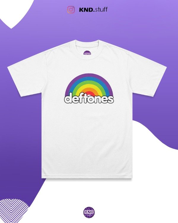Producto - Remera deftones rainbow - DTF