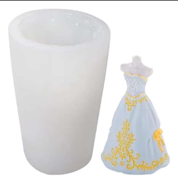 Producto - MOLDE SILICONA VESTIDO DE NOVIA