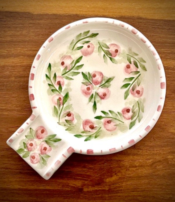 Producto - Posa cuchara ROSA/VERDE