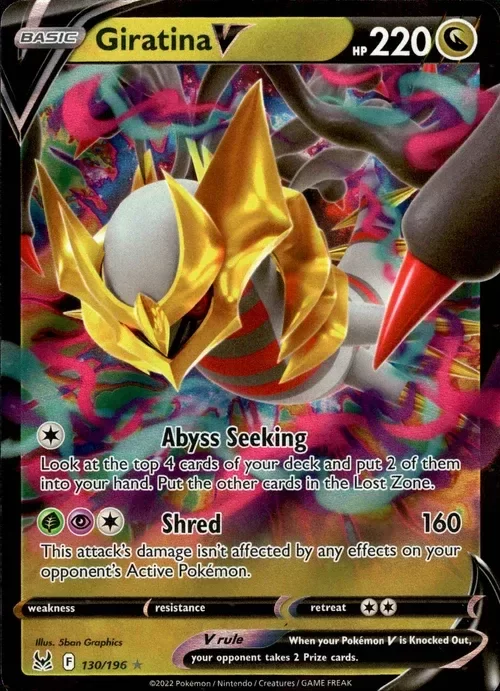 Producto - Giratina V - 130/196 - Lost Origin - Holo