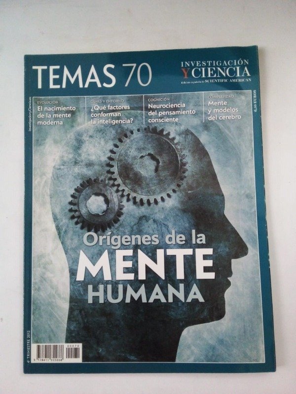 Producto - Temas #70 - 4to Semestre 2012 - Orígenes de la mente humana