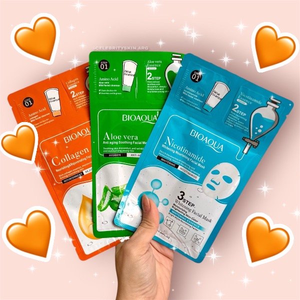 Producto - MASCARILLA 3 PASOS BIOAQUA X 3 UNIDADES