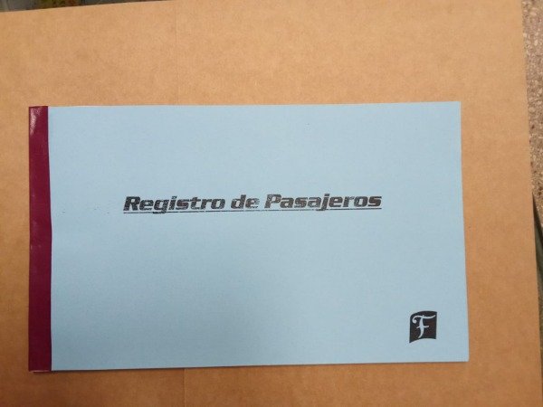 Producto - LIBRO REGISTRO DE PASAJEROS