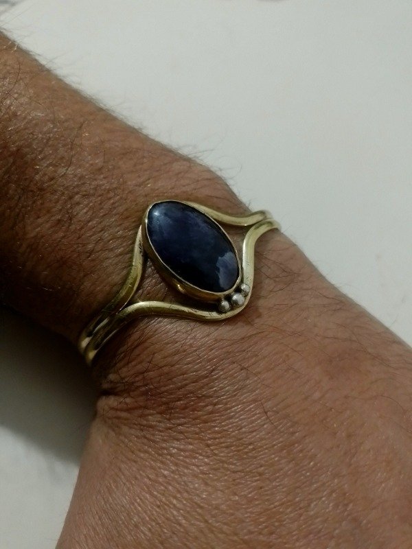 Producto - Pulsera Amatista en bronce y detalles en Plata