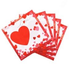 Producto - SERVILLETA DE PAPEL LOVE ENAMORADOS X 20