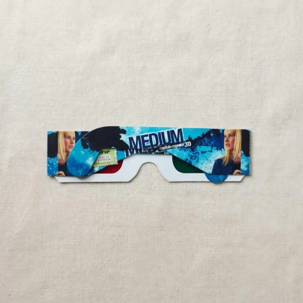 Producto - Lentes 3D anaglíficos Serie Medimun -Temporada 3, Episodio 21- Año 2007 - 2