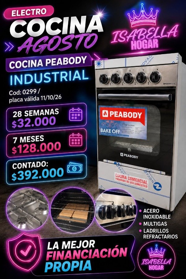 Producto - COCINA PEABODY INDUSTRIAL