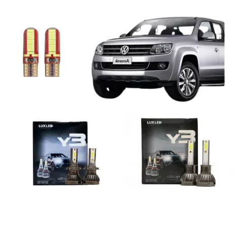 Producto - Kit Cree Led Y3 Luz Baja Y Alta Volkswagen Amarok Hasta 2015