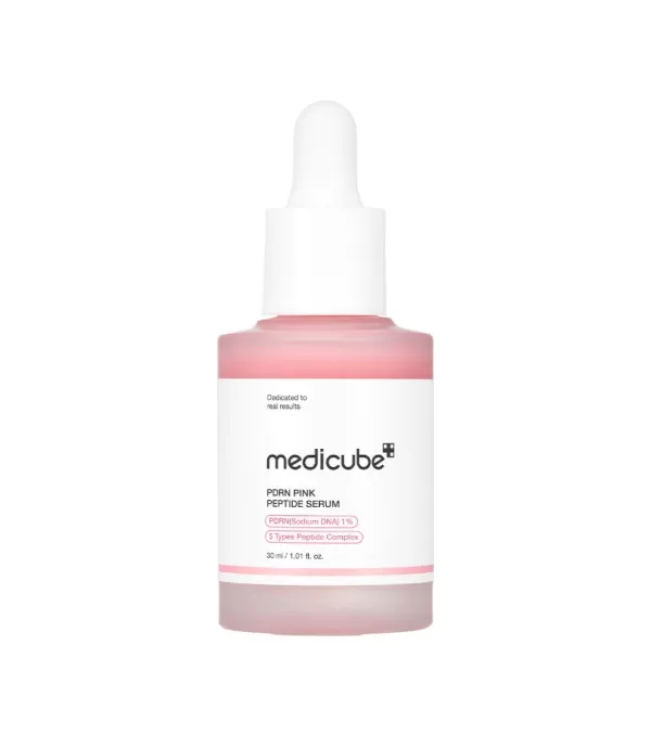 Producto - Sérum facial Medicube Pdrn Pink de 5 péptidos, normal para día y noche