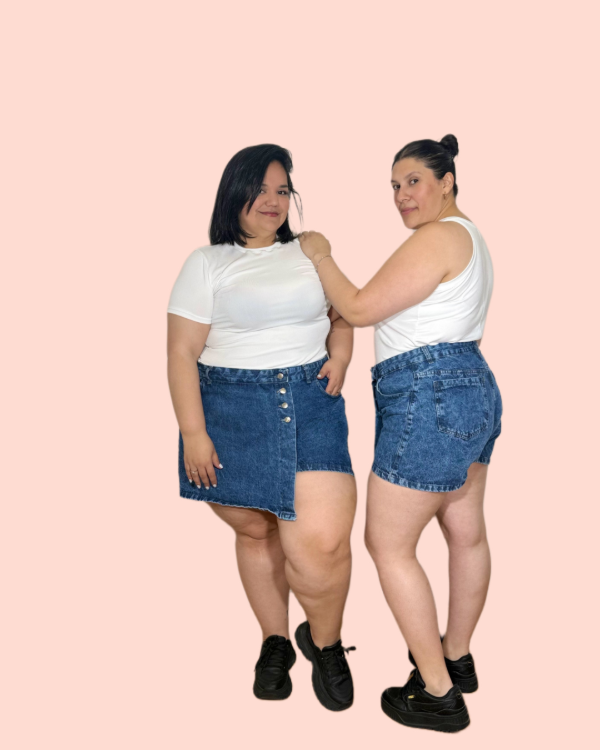 Producto - Short pollera Hanna (azul)