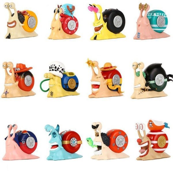 Producto - Figura Den den Mushi One Piece (ingrese para elegir) 7-8cm
