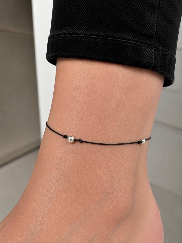 Producto - Tobillera de hilo y plata 925
