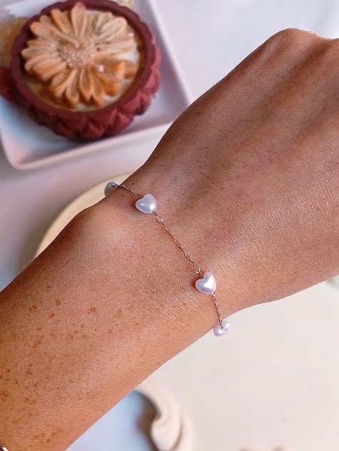 Producto - Pulsera corazones - Acero quirúrgico