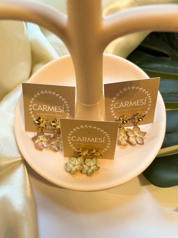 Producto - Aritos doble flor - 5
