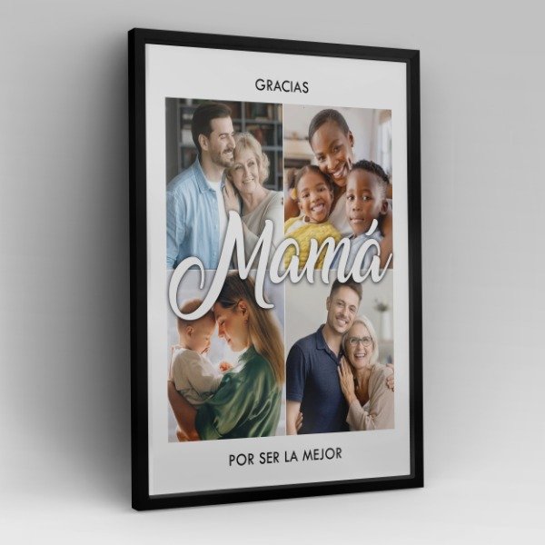 Producto - Cuadro Día de la Madre #3 Con tus Fotos
