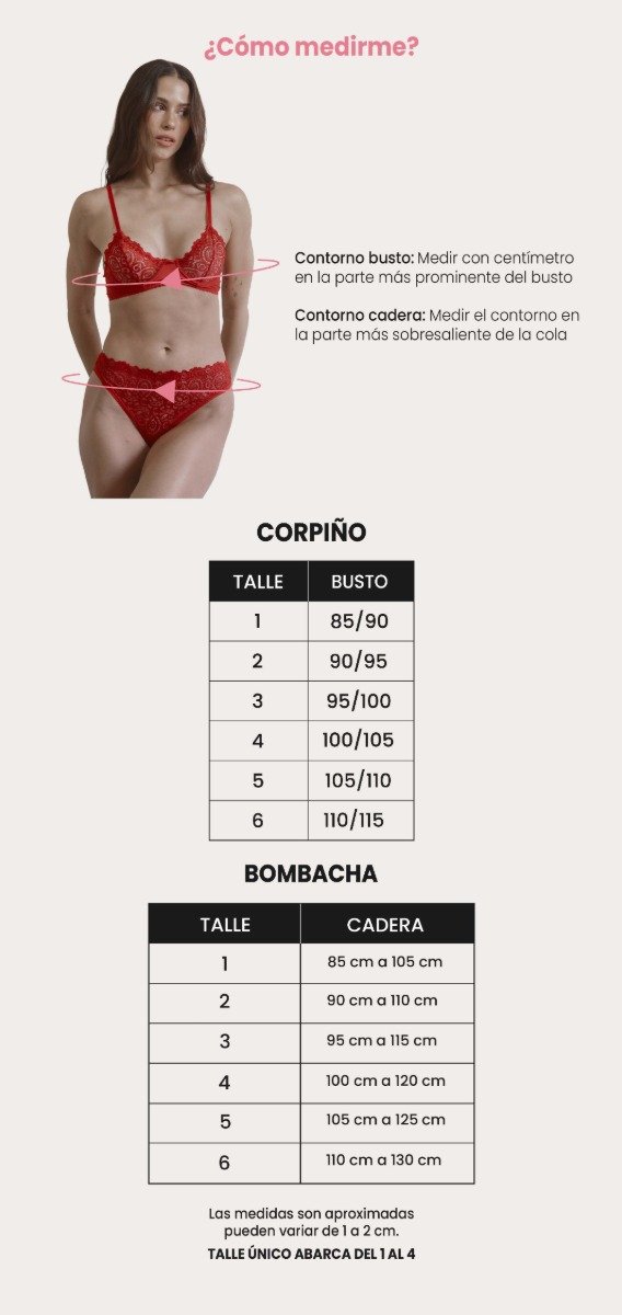 Conjunto isabella negro/nude blanco/rojo — imagen 12