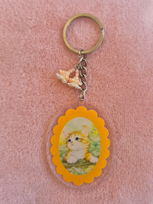 Producto - Llavero Gatito Naranja