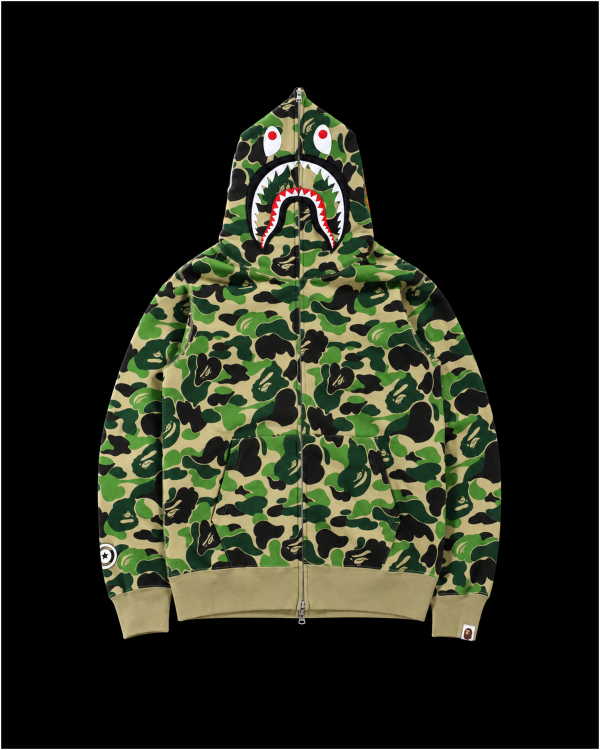 Producto - Bape Shark Zip Green Camo