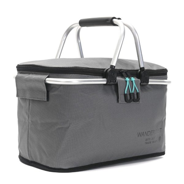 Producto - CANASTO CAMPING/LUNCHERA TERMICA GRIS WANDERLUST 40519