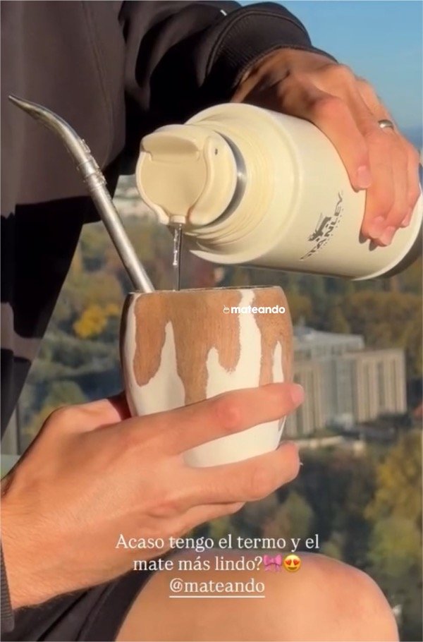 Producto - SET MATERO MUU - STANLEY CREAM 800ml