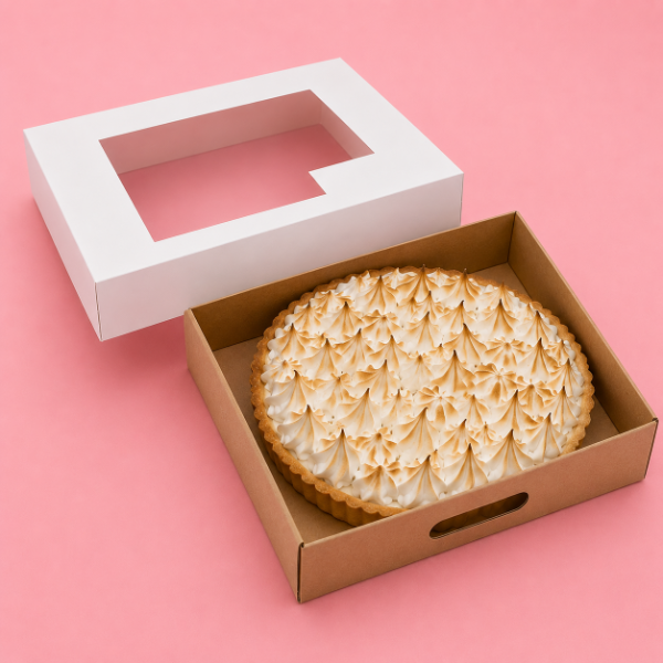 Producto - BOX DESAYUNO - COD. 340 BASE KRAFT TAPA VISOR 25x12x25 - 1
