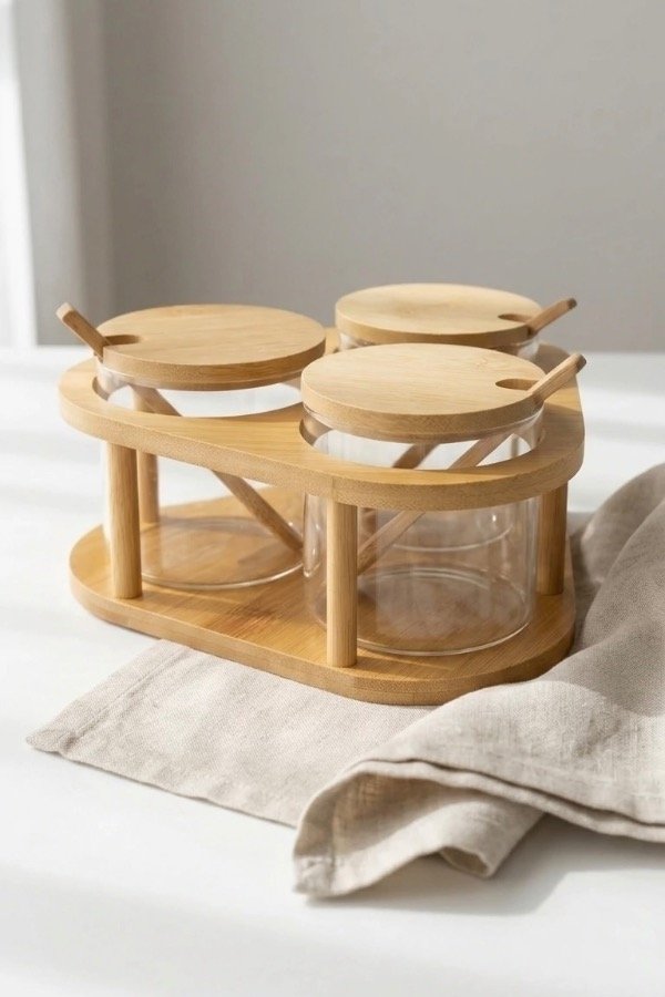 Producto - SET X 3 FRASCOS TRIANGULAR