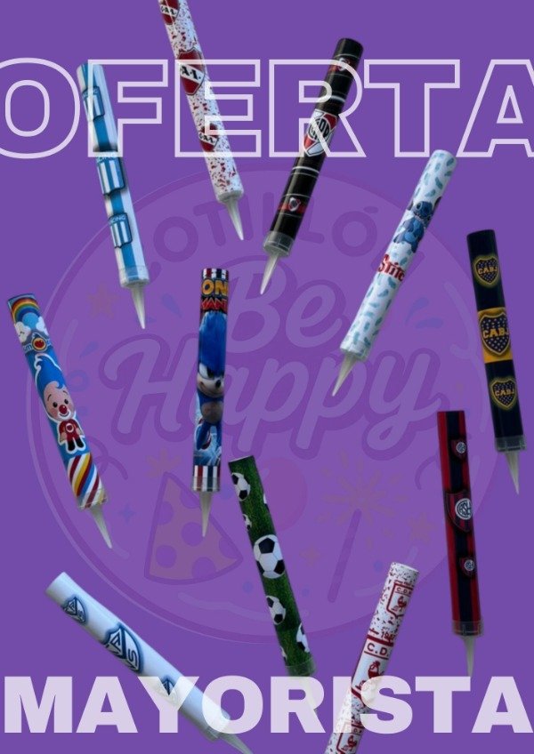 Producto - MAYORISTA Bengalas Personalizadas x100un