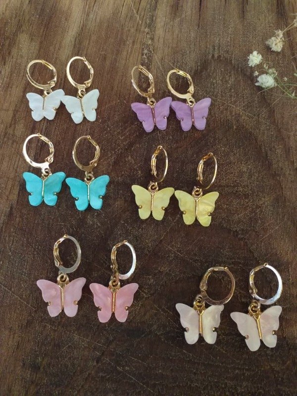 Producto - ADA0137 Aro Mariposa brisura Nácar colores