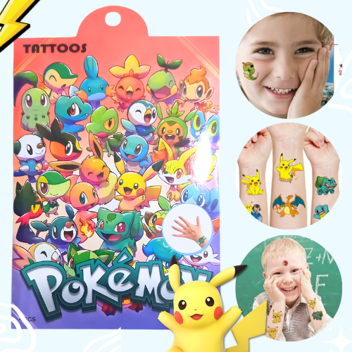 Producto - Tatuajes Temporales Pokemon x 10