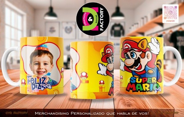 Producto - Taza Super Mario Bros - TZ-RT-BL-11OZ-404-MV-ANM-SMB