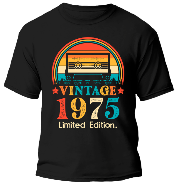 Producto - Remera Vintage Limited Edition - Personalizada (Elegi tu año)
