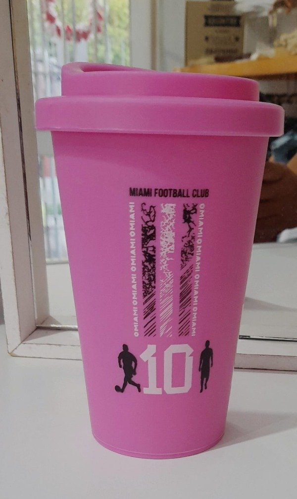 Producto - VASO MESSI  TÉRMICO ROSA