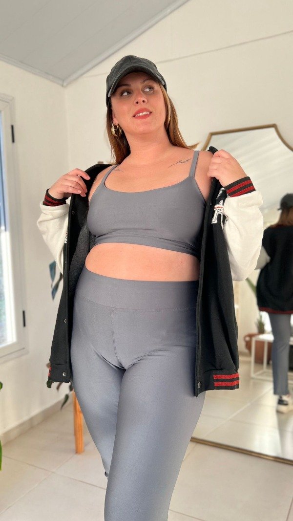 Producto - GRIS -  Corpiño Deportivo