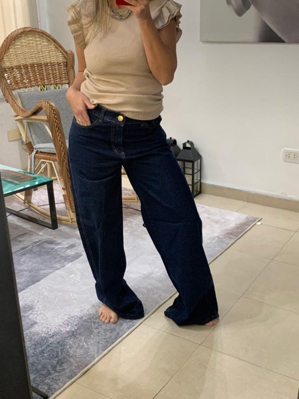 Producto - Jean wide leg clásico - 2