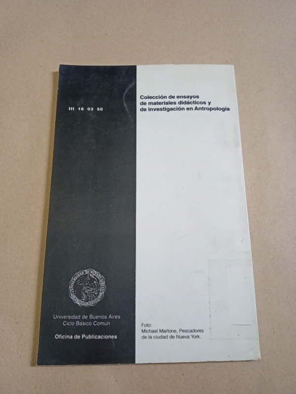 Producto - Discriminación y racismo - Enrique Luis Armoza - UBA 1998 - 1