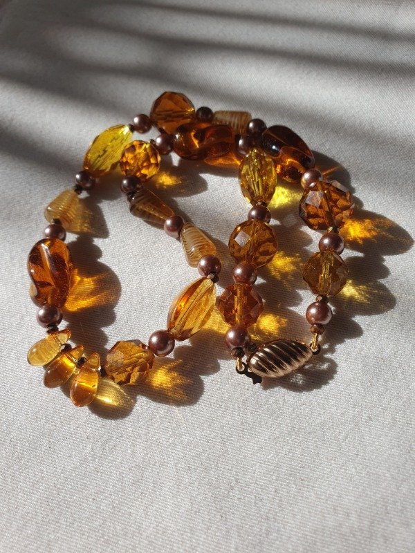 Producto - LUCERO Collar Cristales y Perlas de Otoño