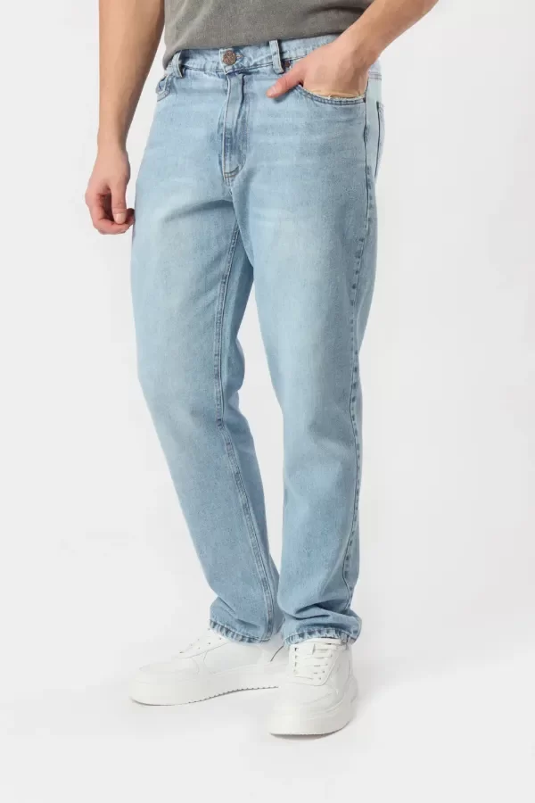 Producto - Jean Straight Tafica Celeste Tascani - 0