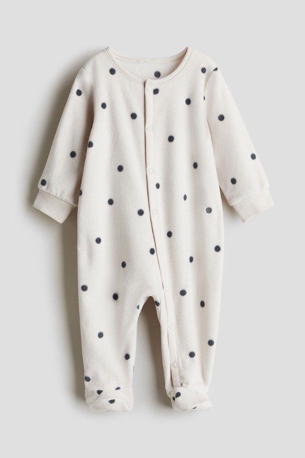 Producto - Pijama HyM micropolar lunares