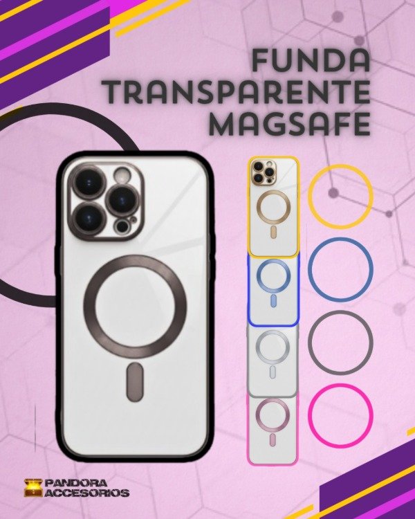 Producto - Funda Transparente MagSafe Color Iphone