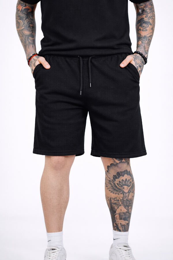 Producto - Short Waffle Negro