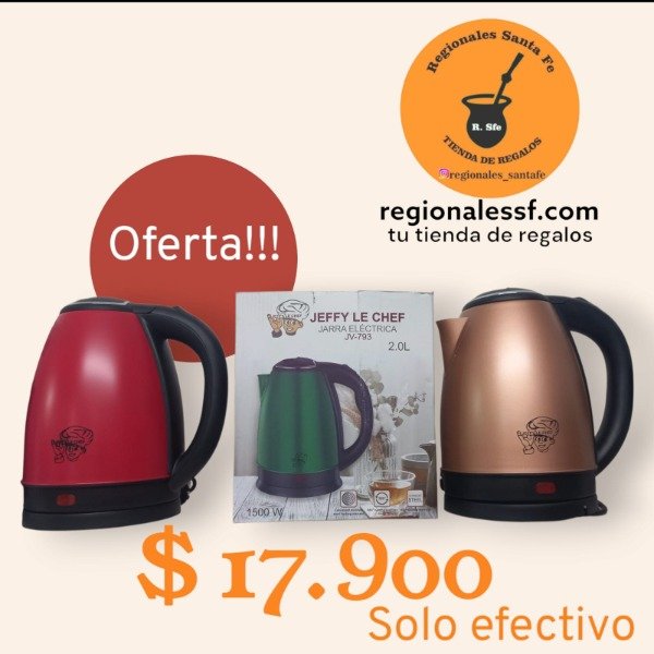 Producto - Pava de acero electrica
