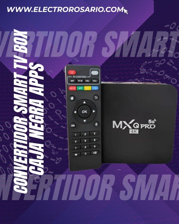 Producto - CONVERTIDOR SMART TV BOX CAJA NEGRA APPS